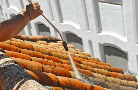 Nettoyage de toitures - Peyroules